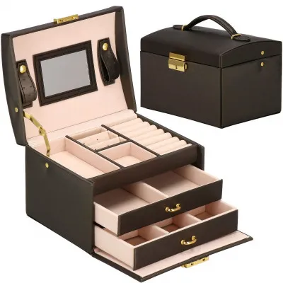 Šperkovnica SPRINGOS SAVAGE čierna