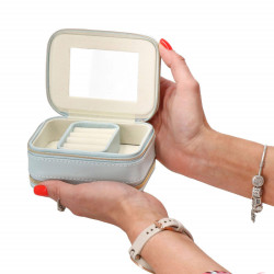 Šperkovnica SPRINGOS NOVA svetlo modrá