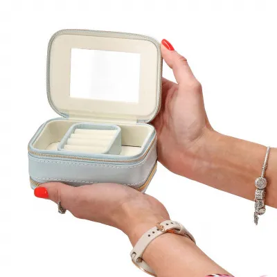 Šperkovnica SPRINGOS NOVA svetlo modrá