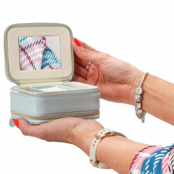 Šperkovnica SPRINGOS NOVA svetlo modrá