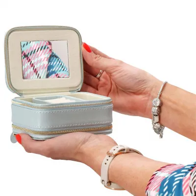 Šperkovnica SPRINGOS NOVA svetlo modrá