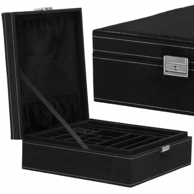 Šperkovnica SPRINGOS LEGERE čierna