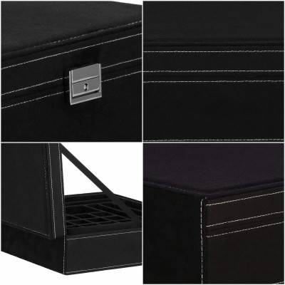 Šperkovnica SPRINGOS LEGERE čierna