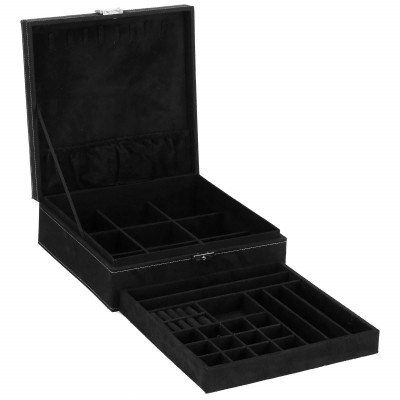 Šperkovnica SPRINGOS LEGERE čierna