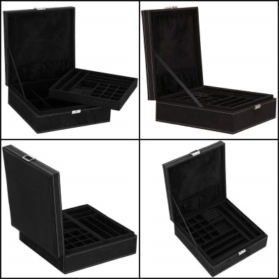 Šperkovnica SPRINGOS LEGERE čierna