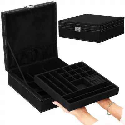 Šperkovnica SPRINGOS LEGERE čierna