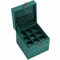 Šperkovnica SPRINGOS QUATRE zelená