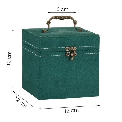 Šperkovnica SPRINGOS QUATRE zelená