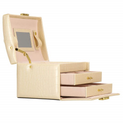 Šperkovnica SPRINGOS AVANT krémová