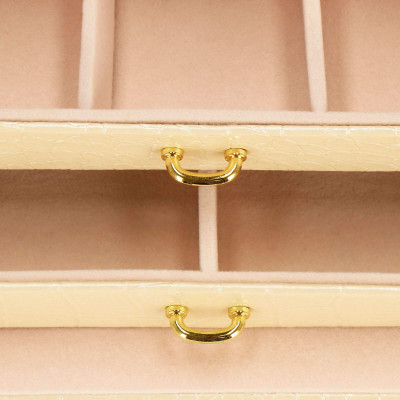 Šperkovnica SPRINGOS AVANT krémová