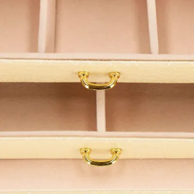 Šperkovnica SPRINGOS AVANT krémová