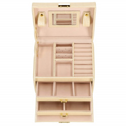 Šperkovnica SPRINGOS AVANT krémová