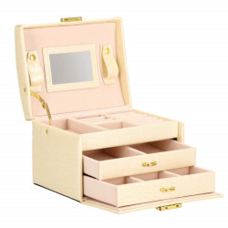 Šperkovnica SPRINGOS AVANT krémová