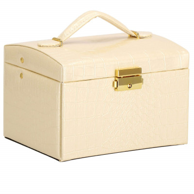 Šperkovnica SPRINGOS AVANT krémová