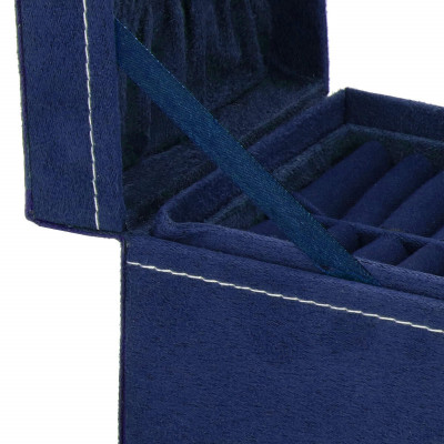 Šperkovnica SPRINGOS QUATRE modrá