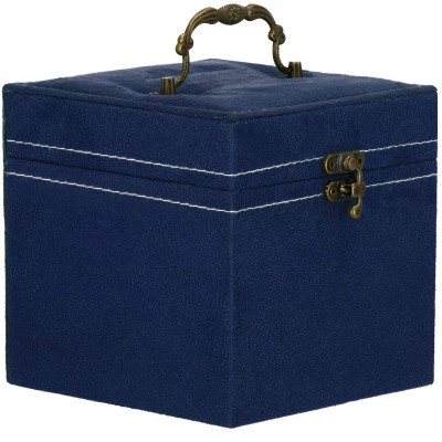 Šperkovnica SPRINGOS QUATRE modrá