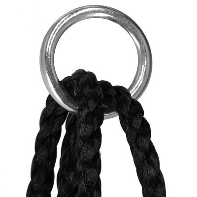 Záhradná hojdačka SPRINGOS ČAPÍ HNIEZDO 110 cm modro-čierna