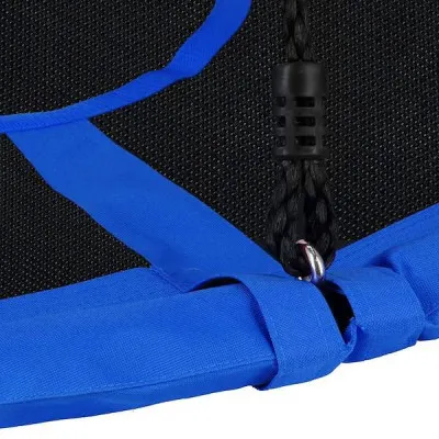 Záhradná hojdačka SPRINGOS ČAPÍ HNIEZDO 110 cm modro-čierna