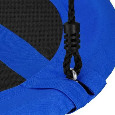 Záhradná hojdačka SPRINGOS ČAPÍ HNIEZDO 110 cm modro-čierna