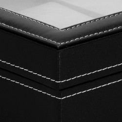 Škatuľka na hodinky SPRINGOS LEGEND 10 čierna/sivá