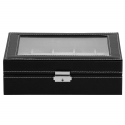 Škatuľka na hodinky SPRINGOS LEGEND 10 čierna/sivá