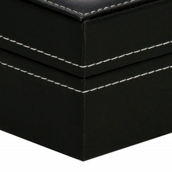 Škatuľka na hodinky SPRINGOS LEGEND 12 čierna/krémová