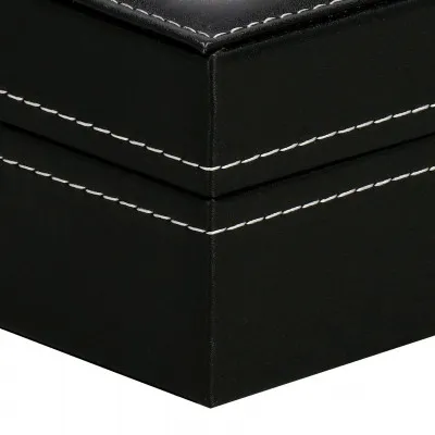 Škatuľka na hodinky SPRINGOS LEGEND 12 čierna/krémová