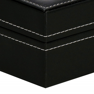 Škatuľka na hodinky SPRINGOS LEGEND 12 čierna/krémová