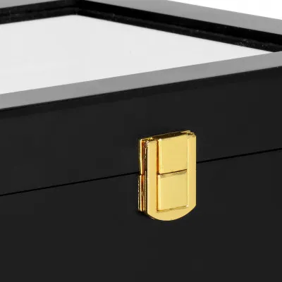 Škatuľka na hodinky SPRINGOS LEGEND 10 čierna/sivá