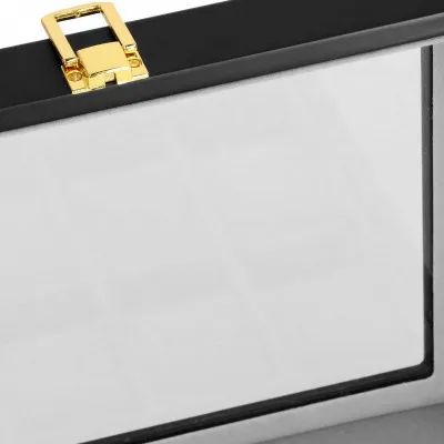 Škatuľka na hodinky SPRINGOS LEGEND 10 čierna/sivá