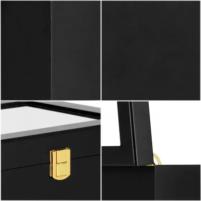 Škatuľka na hodinky SPRINGOS LEGEND 10 čierna/sivá