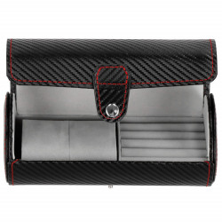 Cestovné púzdro na hodinky / šperky SPRINGOS VENTO 2 čierne