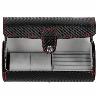 Cestovné púzdro na hodinky / šperky SPRINGOS VENTO 2 čierne