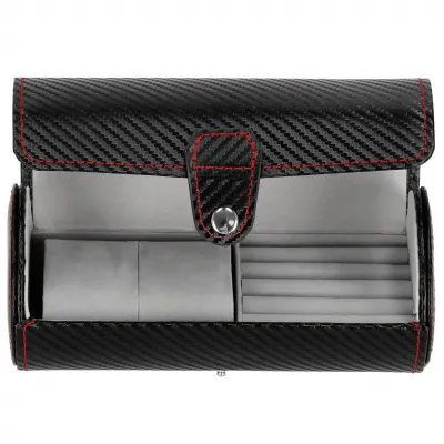 Cestovné púzdro na hodinky / šperky SPRINGOS VENTO 2 čierne