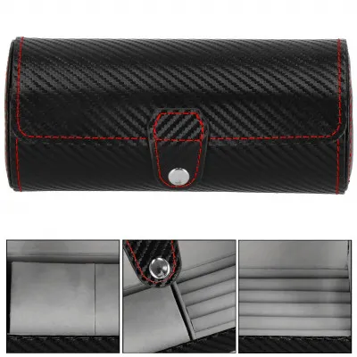 Cestovné púzdro na hodinky / šperky SPRINGOS VENTO 2 čierne