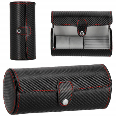 Cestovné púzdro na hodinky / šperky SPRINGOS VENTO 2 čierne