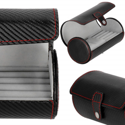 Cestovné púzdro na hodinky / šperky SPRINGOS VENTO 2 čierne