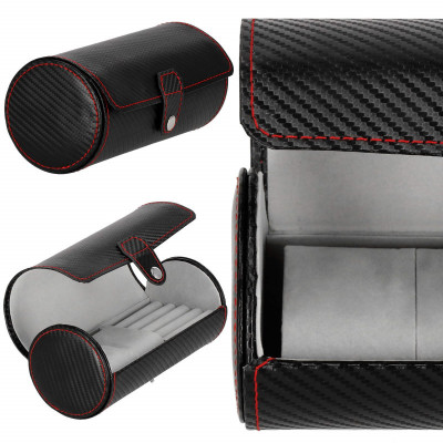 Cestovné púzdro na hodinky / šperky SPRINGOS VENTO 2 čierne