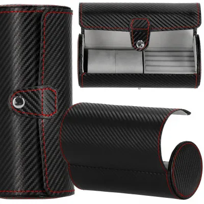 Cestovné púzdro na hodinky / šperky SPRINGOS VENTO 2 čierne