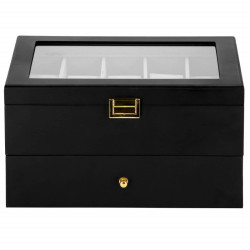 Škatuľka na hodinky SPRINGOS LOYAL 20 čierna/sivá