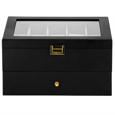 Škatuľka na hodinky SPRINGOS LOYAL 20 čierna/sivá