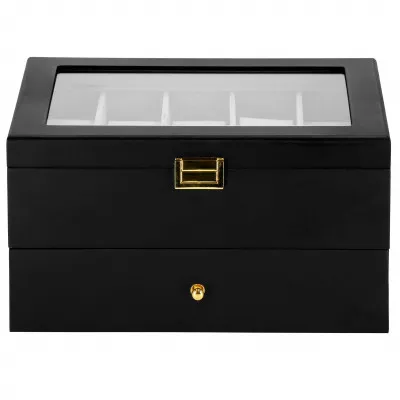 Škatuľka na hodinky SPRINGOS LOYAL 20 čierna/sivá