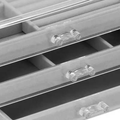 Šperkovnica SPRINGOS EVENUE transparentná