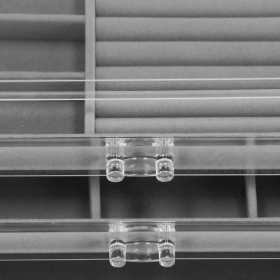 Šperkovnica SPRINGOS EVENUE transparentná