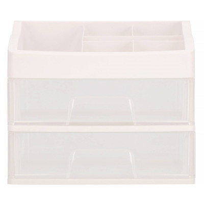 Organizér na kozmetiku / šperkovnica SPRINGOS SPIRIT 3 biela