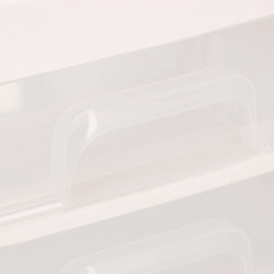 Organizér na kozmetiku / šperkovnica SPRINGOS SPIRIT 3 biela