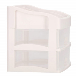 Organizér na kozmetiku / šperkovnica SPRINGOS SPIRIT 3 biela