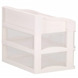 Organizér na kozmetiku / šperkovnica SPRINGOS SPIRIT 3 biela