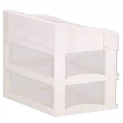 Organizér na kozmetiku / šperkovnica SPRINGOS SPIRIT 3 biela