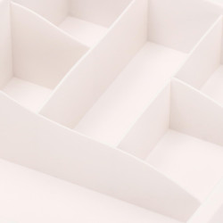 Organizér na kozmetiku / šperkovnica SPRINGOS SPIRIT 3 biela